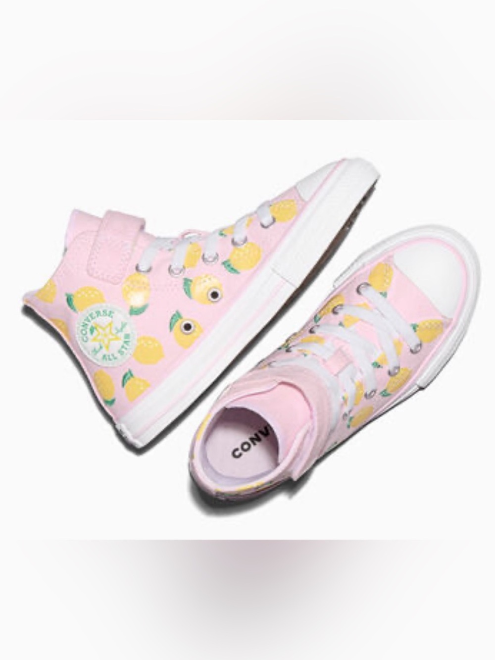 NIB Converse Kids' Chuck Taylor All Star Embroidered Citrus High Top Size 1